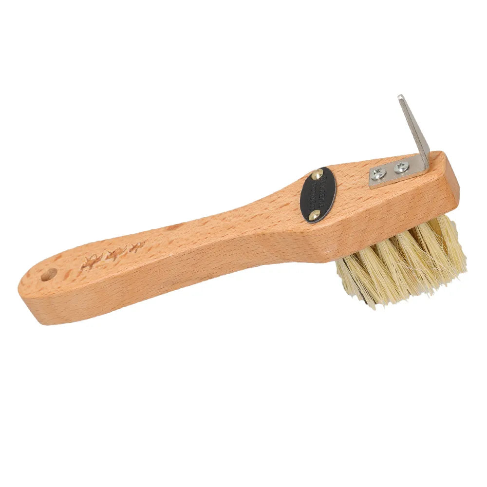 Supreme Products Horse Gleaming Hoof Pick with Brush and Leather Tag