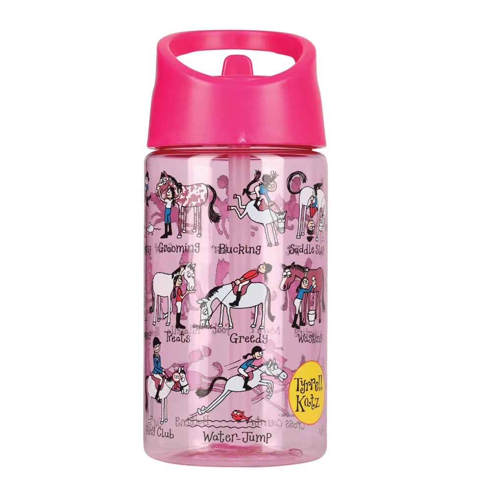 HY Tyrrell Katz Drinking Bottle By Equestrian Children's Fun Horse Design