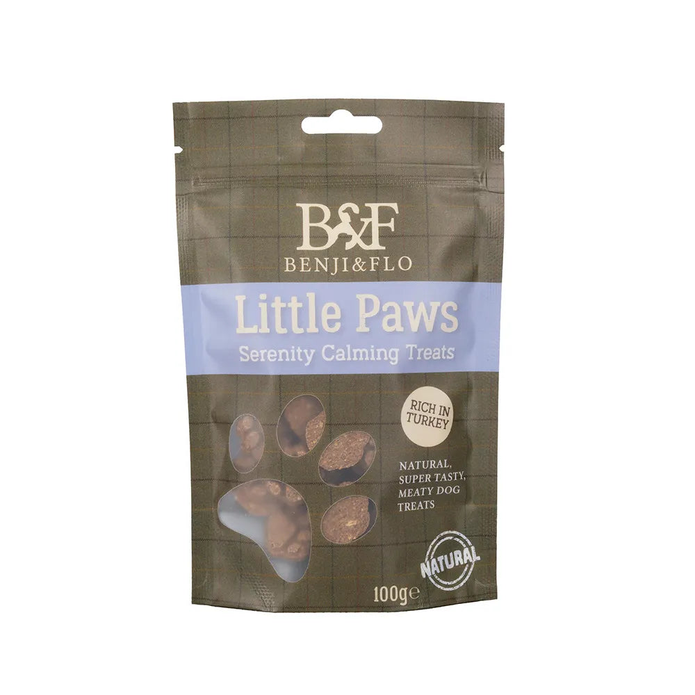 HY Benji & Flo Little Paws Serenity Calming Treats Dog Natural Health