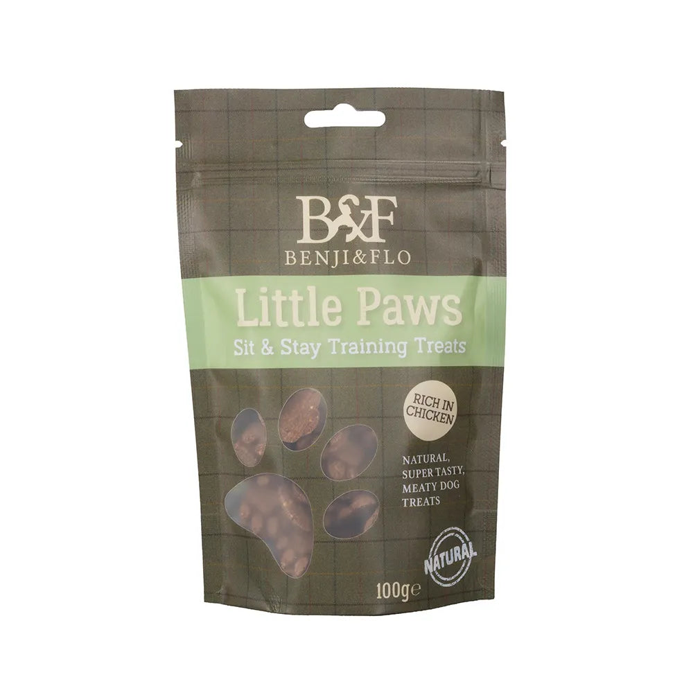 HY Benji & Flo Little Paws Sit Stay Training Treats for Dogs