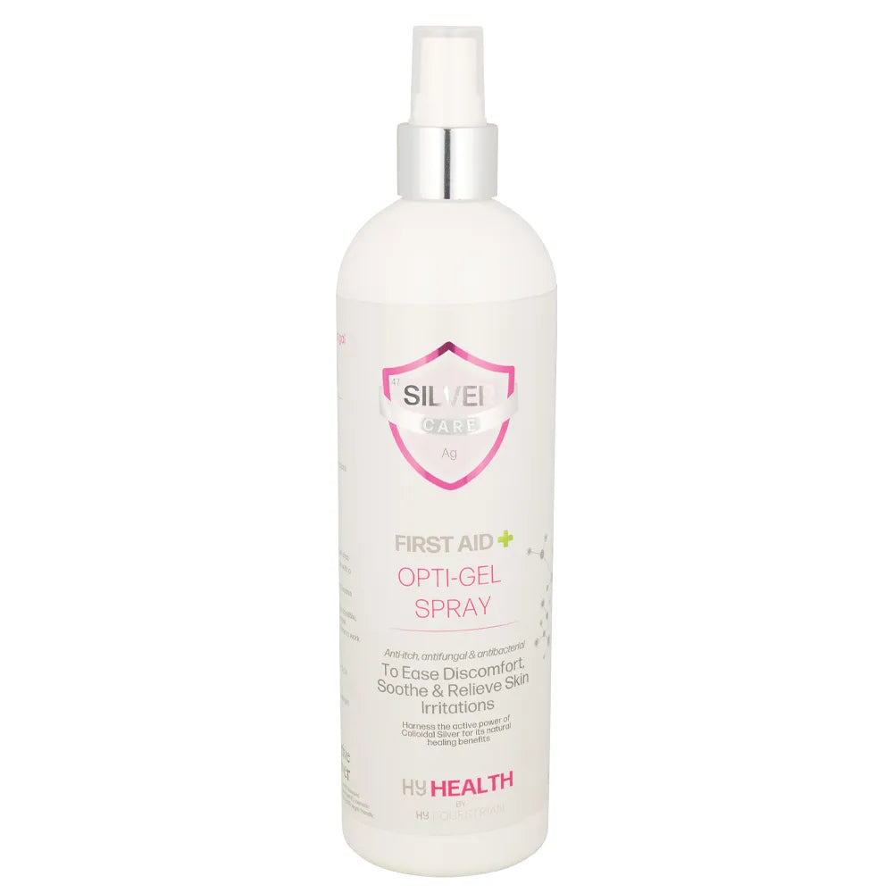 HY Horse HyHEALTH Silver Care Opti-Gel Spray By Equestrian OptiGel