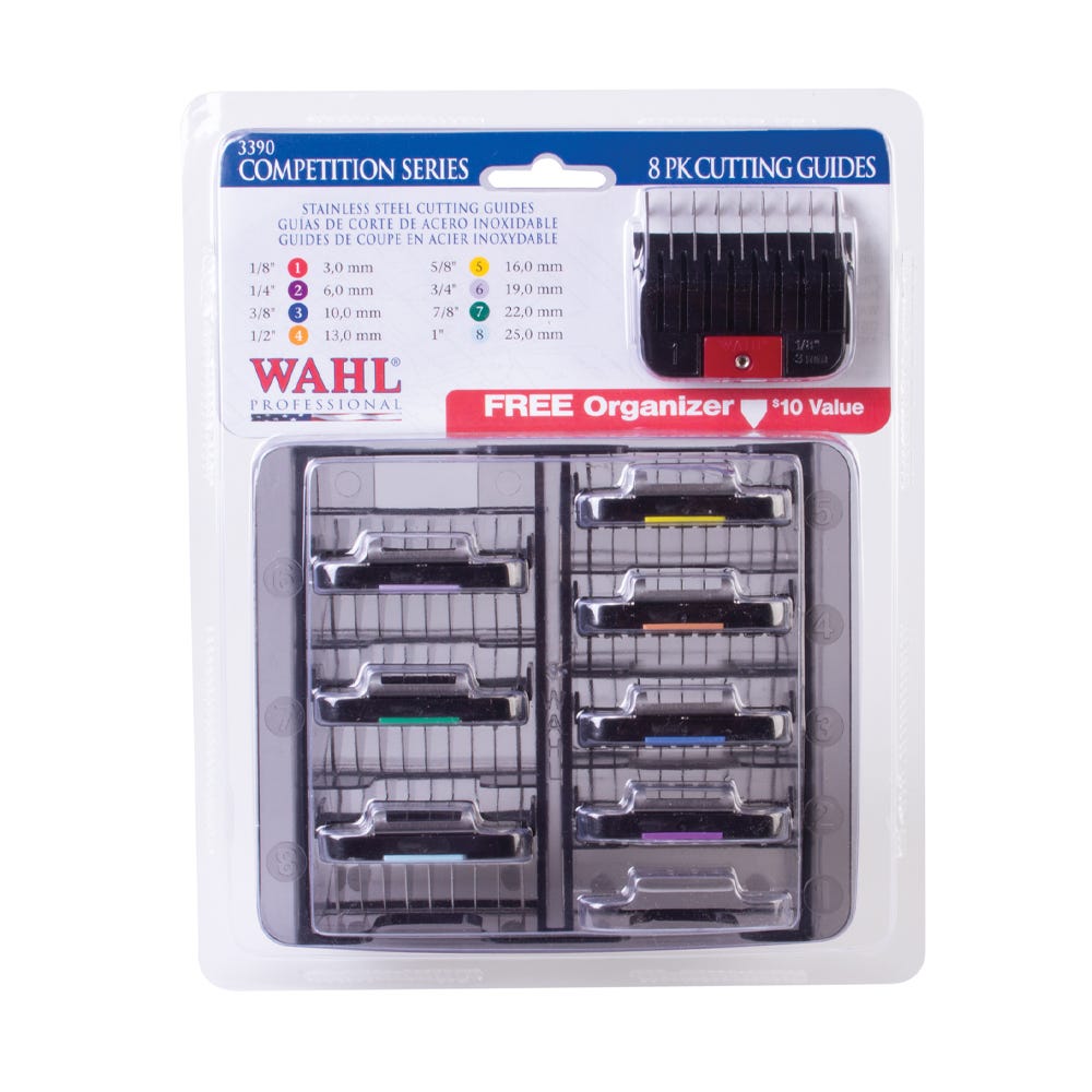 Wahl Horse Stainless Steel Competition Comb Set In Container For Blades