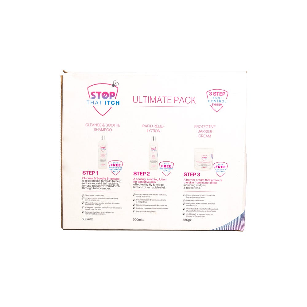 HY Horse HyHEALTH STOP THAT ITCH Ultimate Pack By Equestrian For Itchy Skin