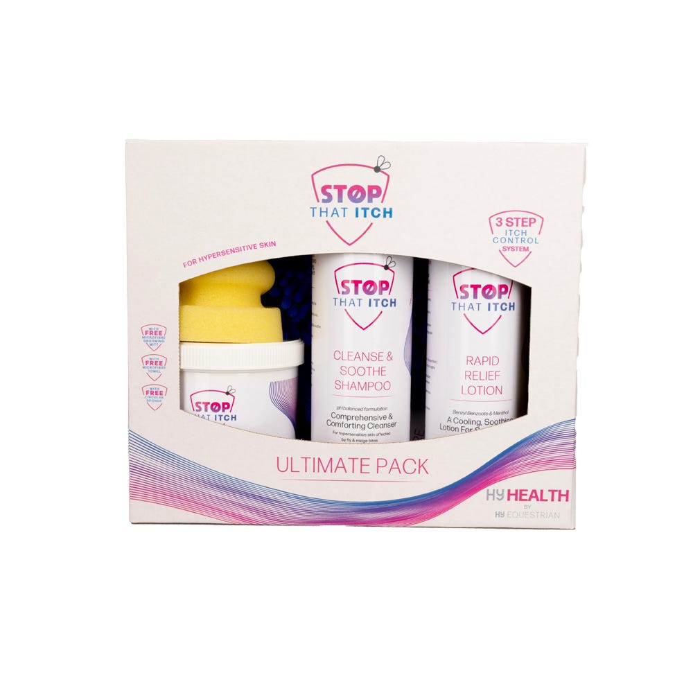 HY Horse HyHEALTH STOP THAT ITCH Ultimate Pack By Equestrian For Itchy Skin