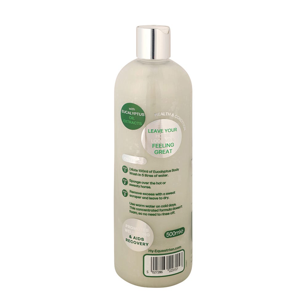 HY Horse Magic Refresh Eucalyptus Wash by Equestrian for Skin and Coat Care