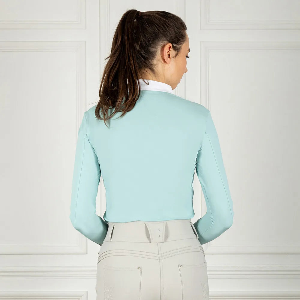 Coldstream Long Sleeve Elrick Show Shirt #colour_glacier-boulevard