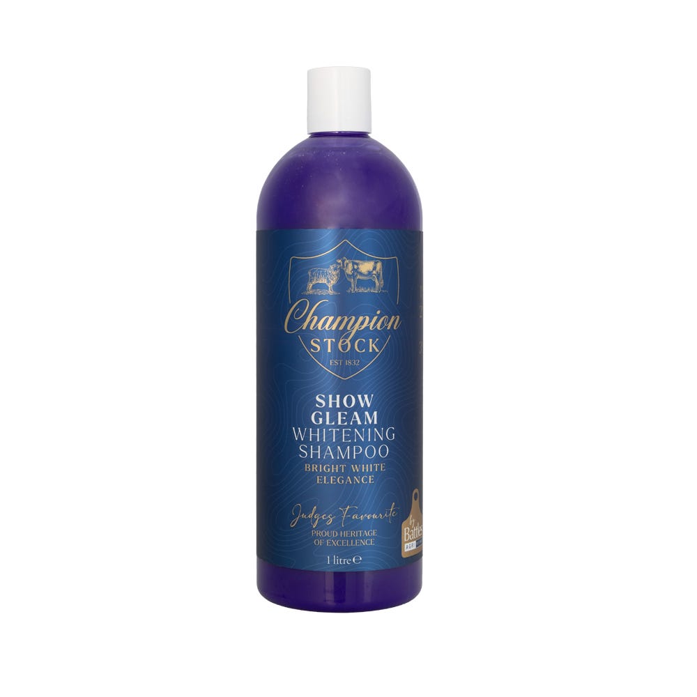 Champion Stock Grooming Show Gleam Whitening Shampoo For Livestock Coats