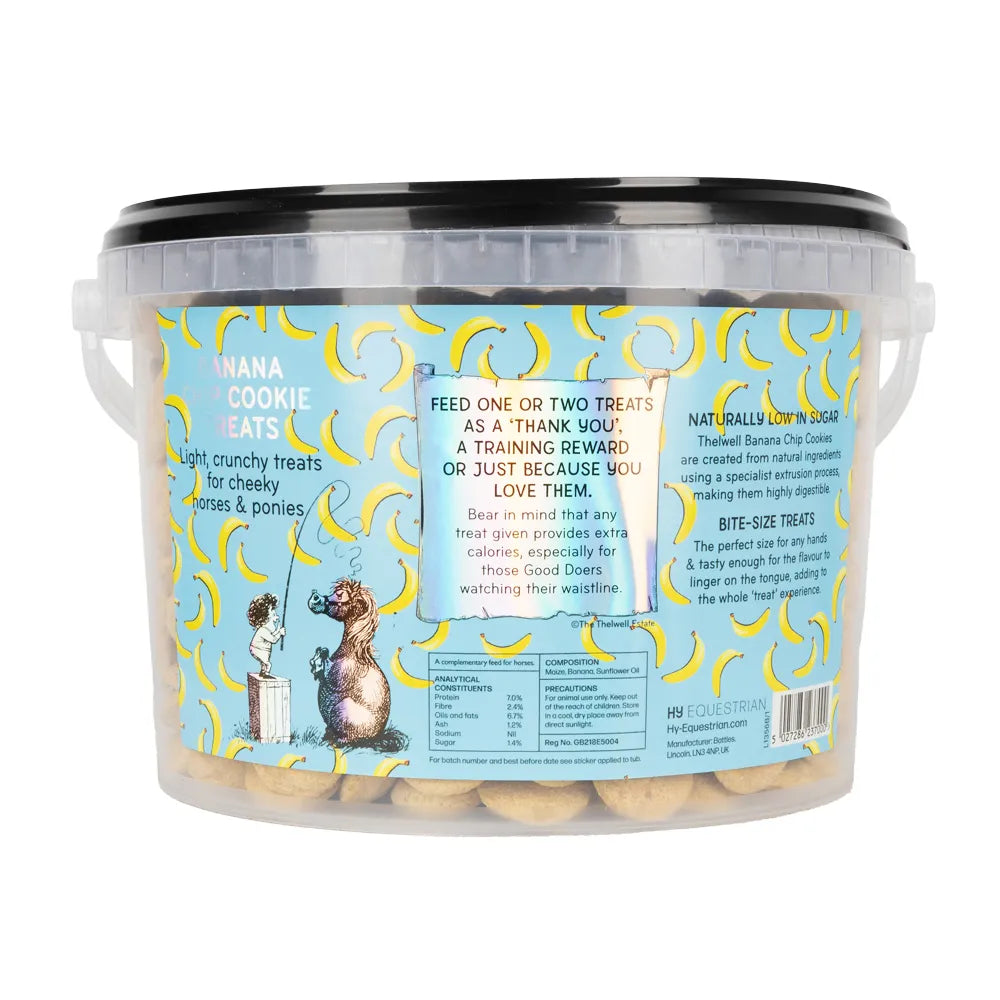 HY Equestrian Thelwell Ponio Banana Chip Cookies Pony Treats Natural