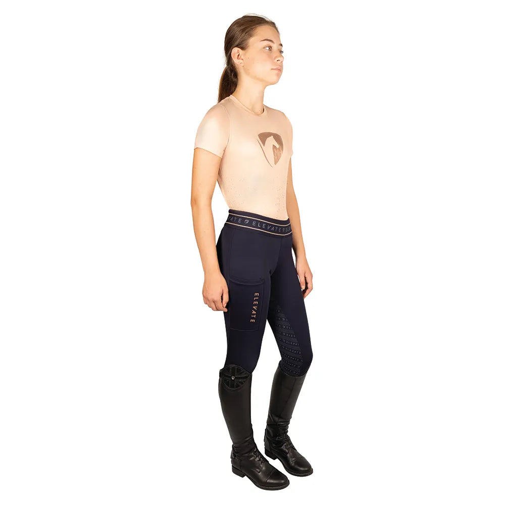 Hy Equestrian Elevate Allure Mizs T-Shirt #colour_maple-sugar