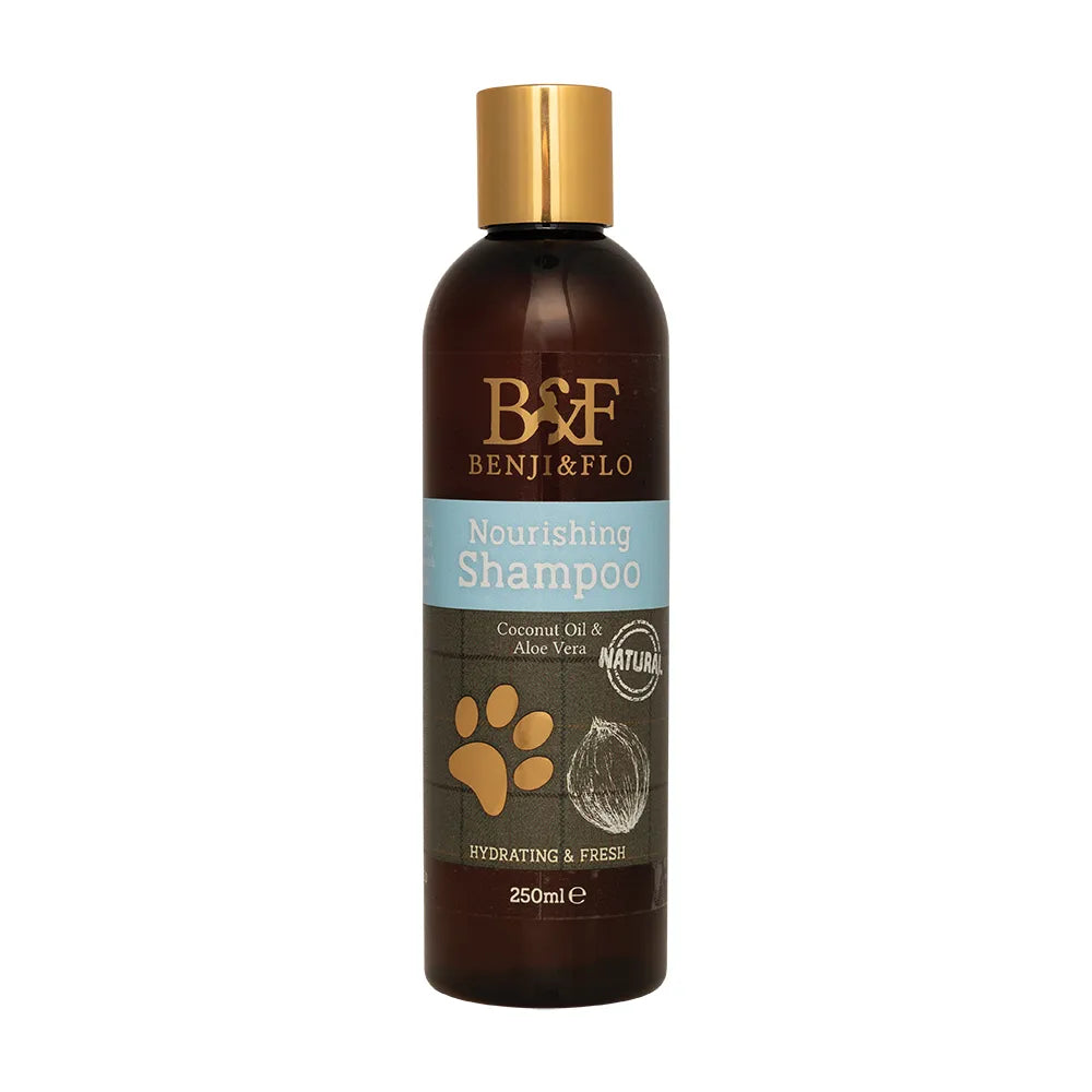 HY Benji & Flo Nourishing Shampoo for Dogs with Coconut Oil and Aloe Vera