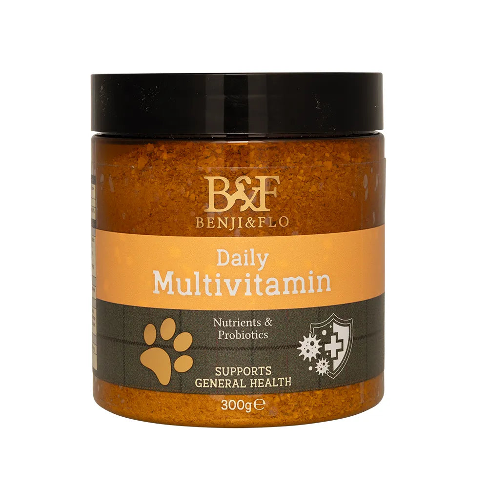 HY Benji & Flo Daily Multivitamin for Dogs Probiotics Health Support
