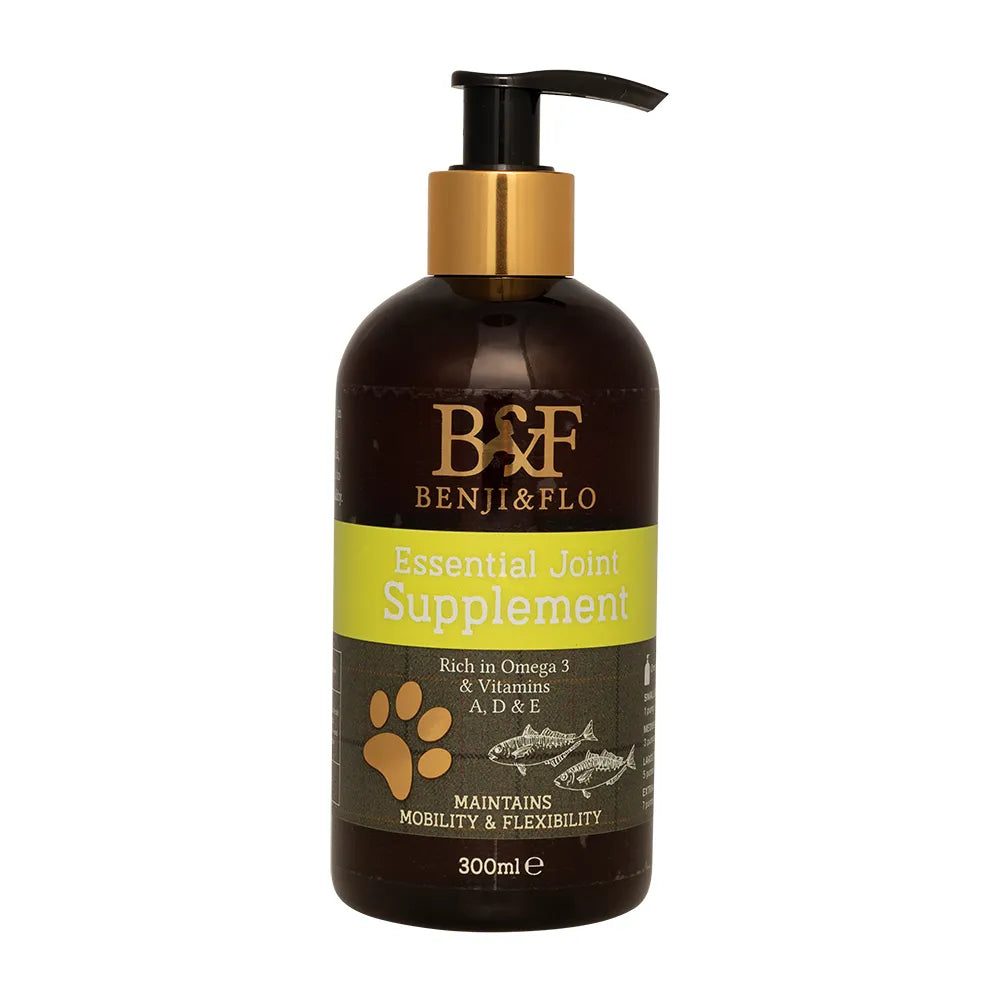 HY Benji & Flo Essential Joint Supplement Liquid for Dogs Mobility Support