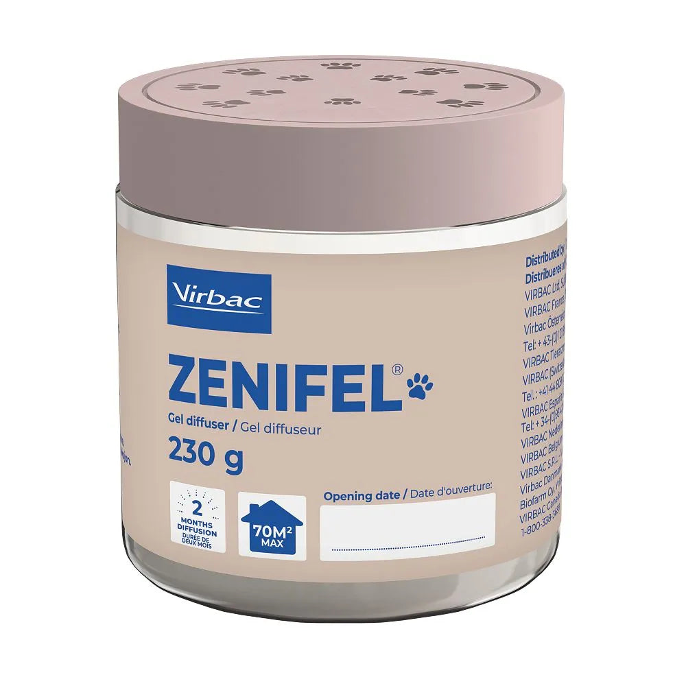 Virbac Zenifel Calming Gel Diffuser for Cats  Reduces Stress Behaviours