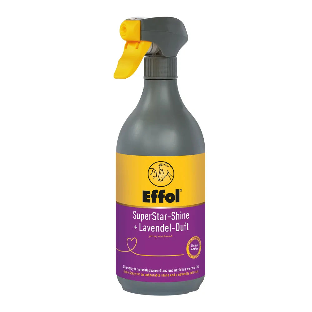 Effol Horse SuperStar Shine Lavender Spray For Horses and Ponies Grooming Care