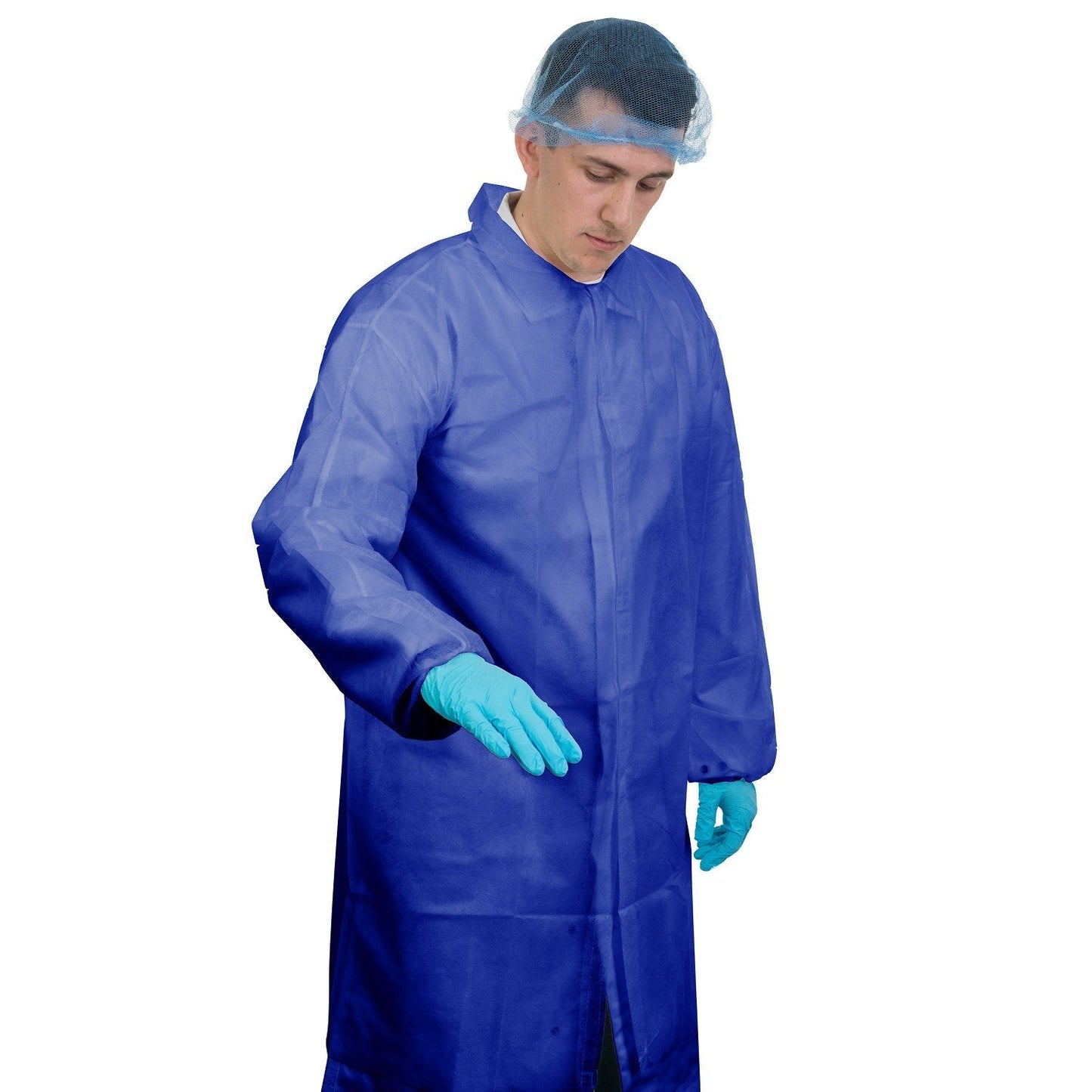 Supertouch Non-Woven Coats with Velcro Fastening for Food Processing 50 Bags