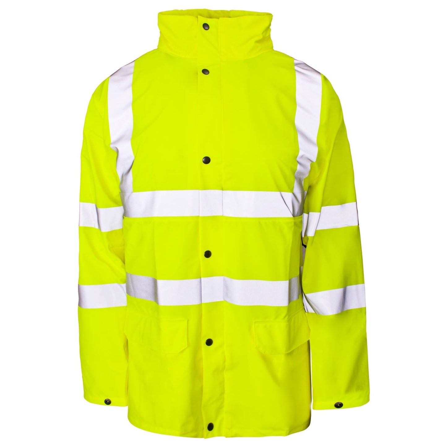 Stormflex Hi Vis Yellow PU Jacket Lightweight Waterproof Breathable Size M-XXL