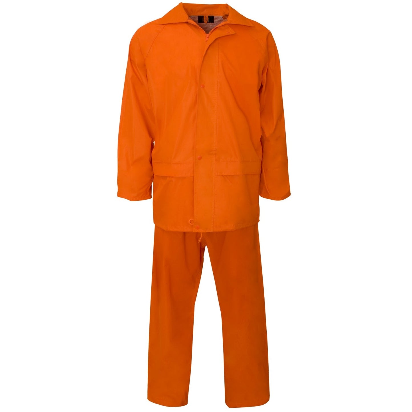 Supertouch Lightweight Polyester PVC Rainsuit Waterproof Jacket Trousers