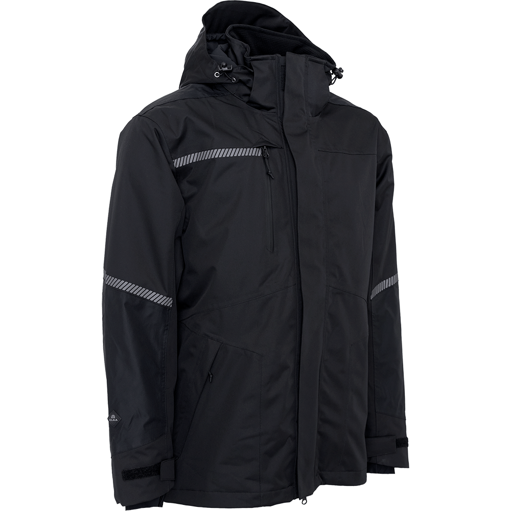 ELKA Xtreme Recycled Jacket with Detachable Hood, Breathable, Reflective Tape