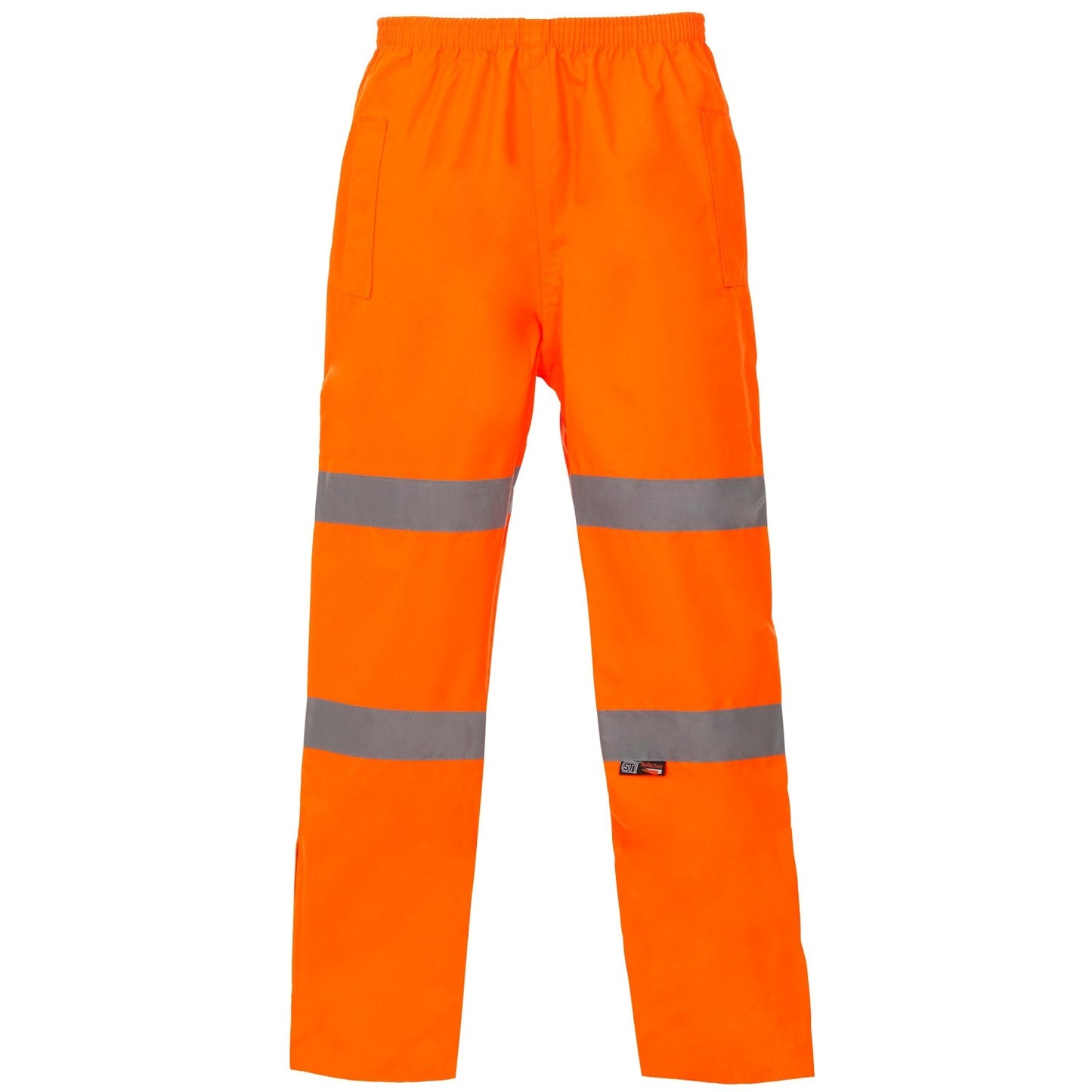 Supertouch Hi Vis Orange Breathable Trousers EN 343 Waterproof Adjustable Ankle