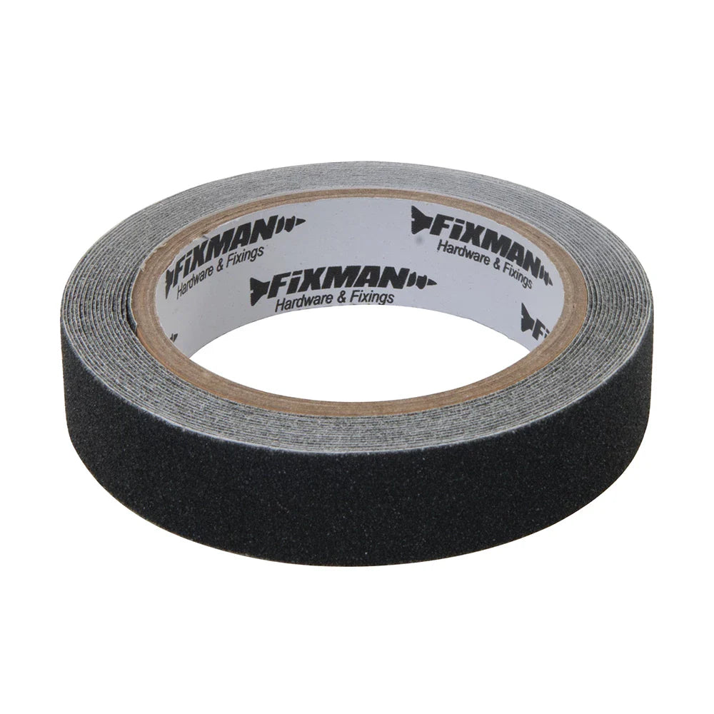 Fixman Anti-Slip Tape 24mm x 5m Black High Quality Abrasive Safety Solution