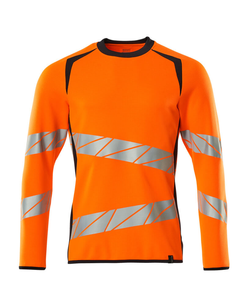 Mascot Accelerate Hi-Vis Modern Fit Sweatshirt with Reflective Strips