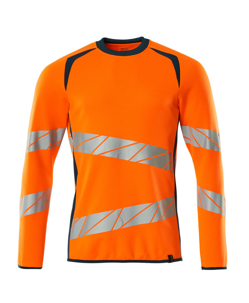Mascot Accelerate Hi-Vis Modern Fit Sweatshirt with Reflective Strips