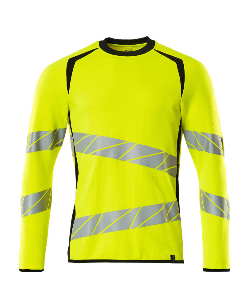 Mascot Accelerate Hi-Vis Modern Fit Sweatshirt with Reflective Strips