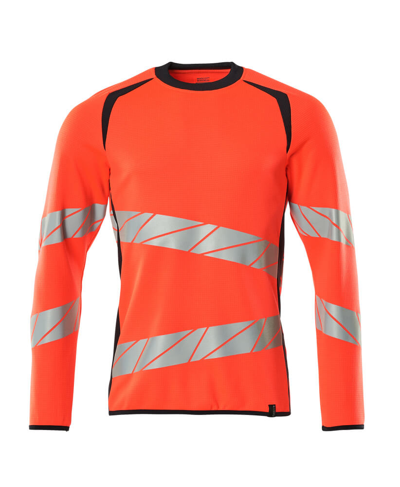 Mascot Accelerate Hi-Vis Modern Fit Sweatshirt with Reflective Strips