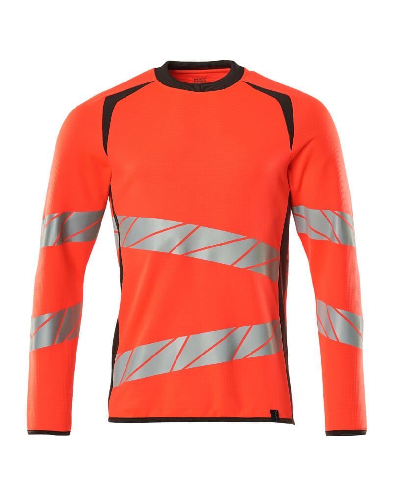 Mascot Accelerate Hi-Vis Modern Fit Sweatshirt with Reflective Strips