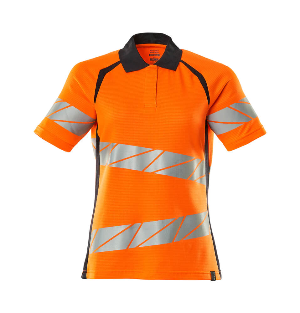 Mascot Accelerate Safe Ladies Fit Polo Shirt Hi-Vis Reflective Modern Design