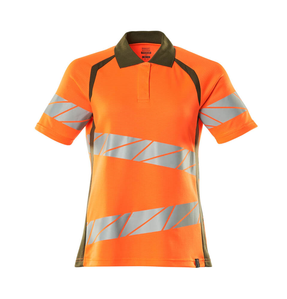 Mascot Accelerate Safe Ladies Fit Polo Shirt Hi-Vis Reflective Modern Design