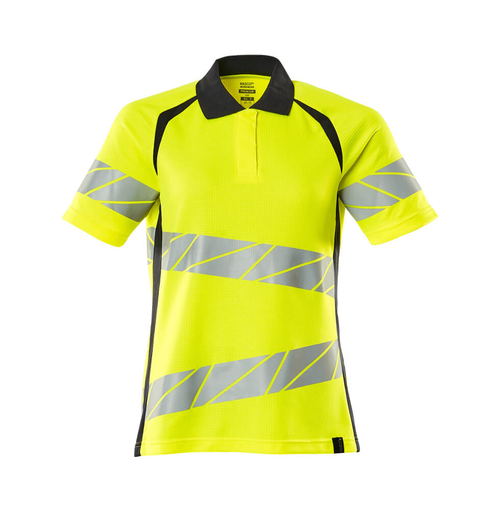 Mascot Accelerate Safe Ladies Fit Polo Shirt Hi-Vis Reflective Modern Design