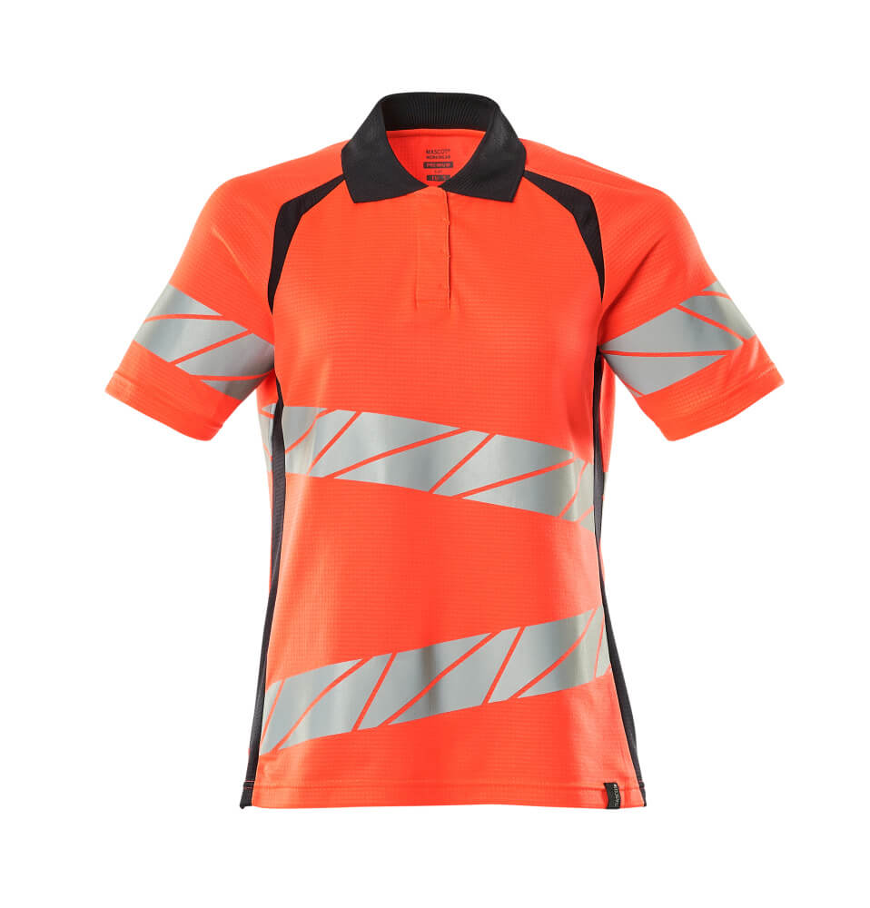 Mascot Accelerate Safe Ladies Fit Polo Shirt Hi-Vis Reflective Modern Design