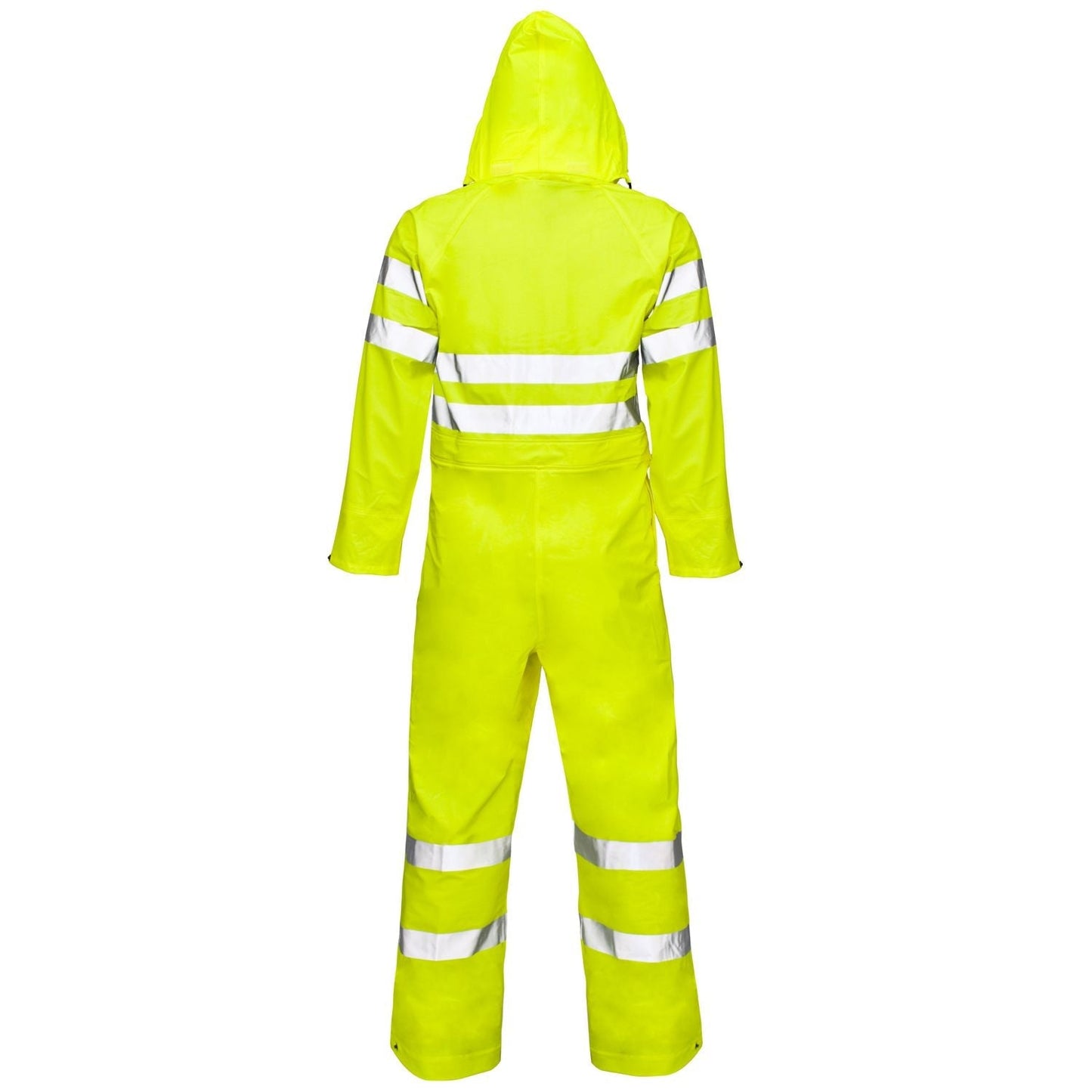 Stormflex Hi Vis Yellow PU Coverall Waterproof Breathable Heavy-Duty Zip