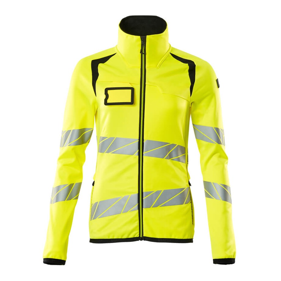 Mascot Ladies Microfleece Jacket Hi-Vis Reflective Zippered Safety Wear