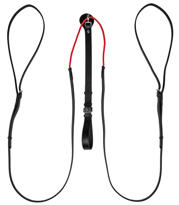 Waldhausen Horse Draw Reins W-Trainrein Wtrainrein Flexible Leather Riding