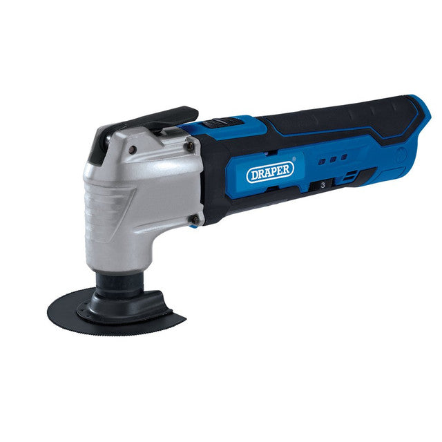Draper Tools 12V Oscillating Multi-Tool Kit with Battery & Fast Charger 33pcs