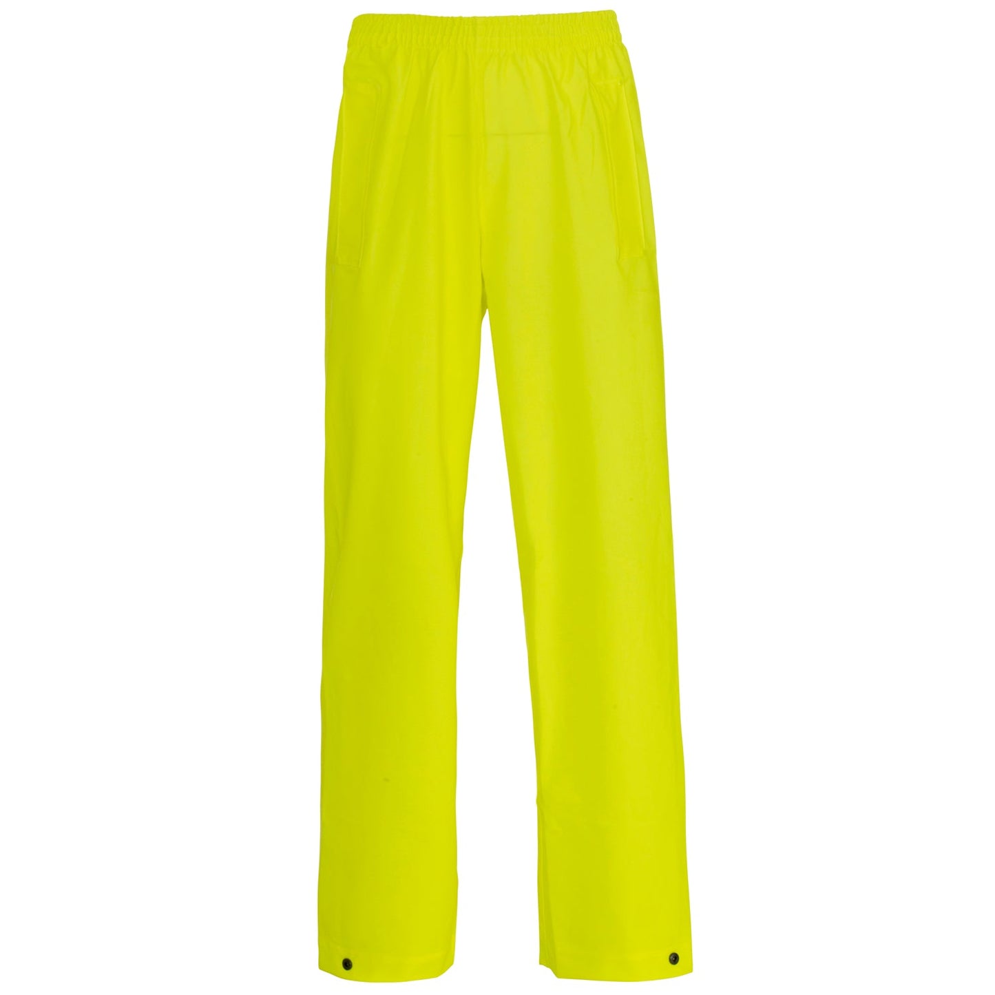 Stormflex PU Yellow Trousers Waterproof Breathable Elasticated Waistband