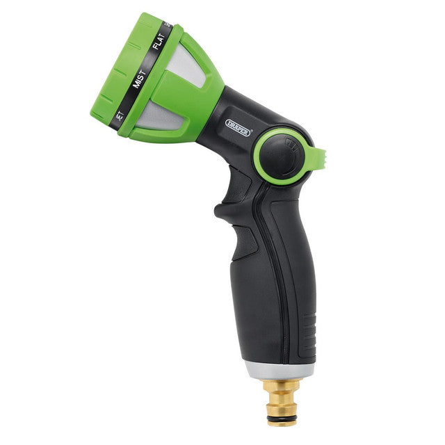 Draper Tools 8 Pattern Spray Gun with Thumb Control and Ergonomic Grip