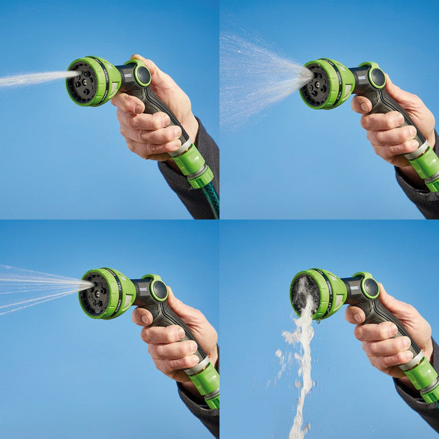 Draper Tools 8 Pattern Spray Gun with Thumb Control and Ergonomic Grip