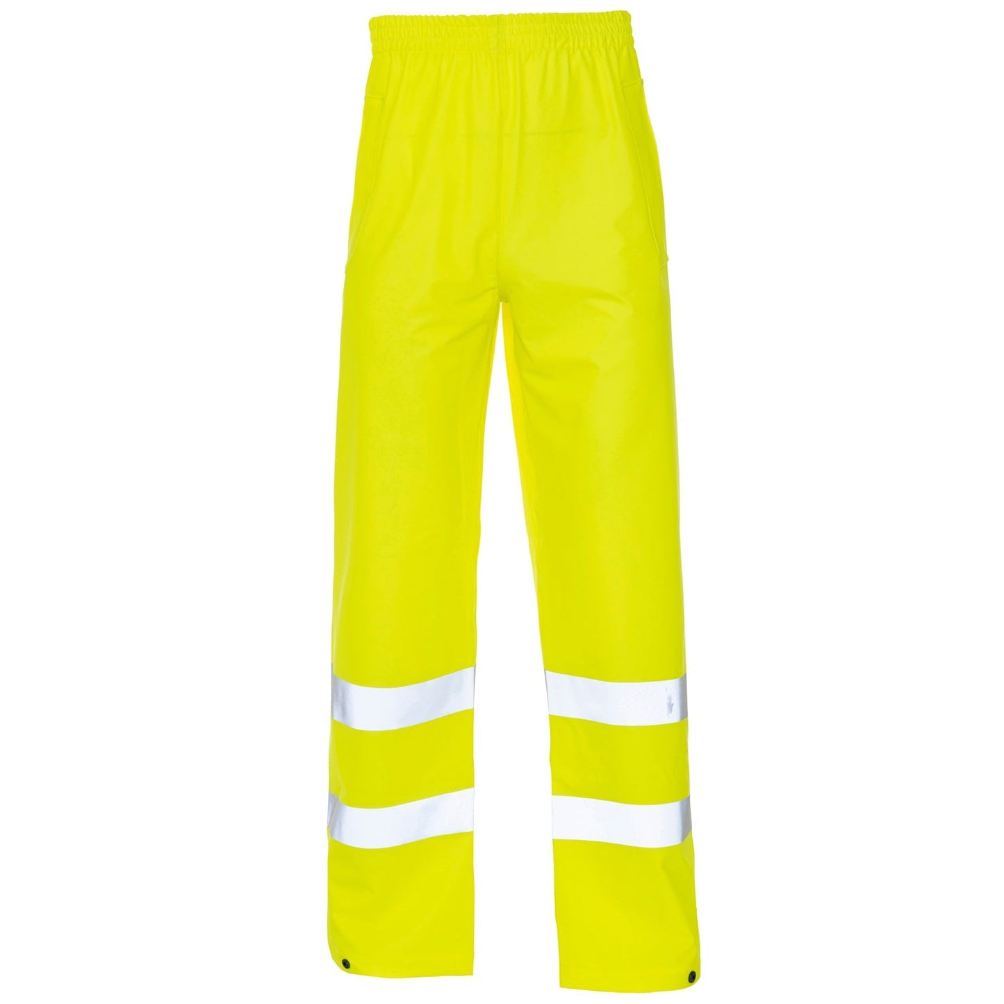 Stormflex Yellow PU Trousers with Ankle Band, Breathable, Water-Resistant