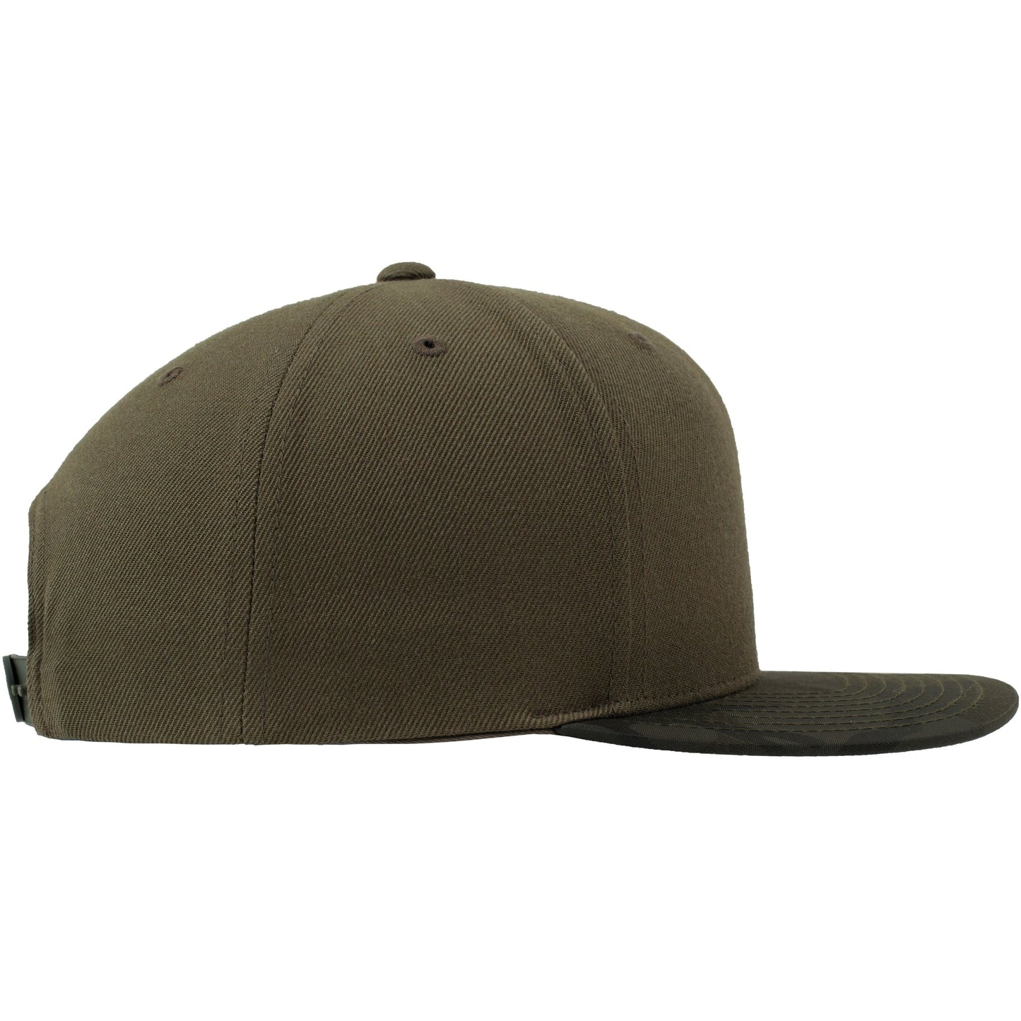 Flexfit Yupoong Camo Visor Snapback Cap 6089Cv Wool-Blend Adjustable Hat