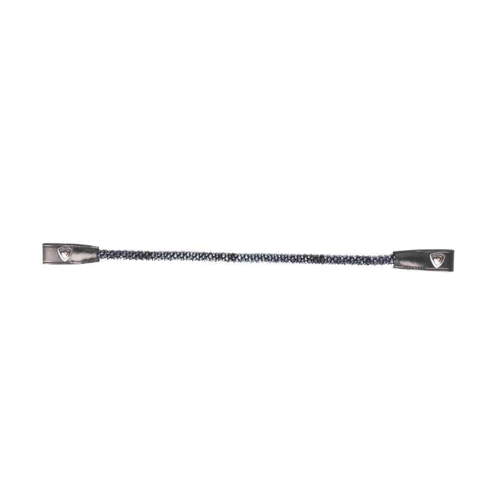 ProPresicce Signature Crystal Diamante Browband by Hy Equestrian #colour_navy