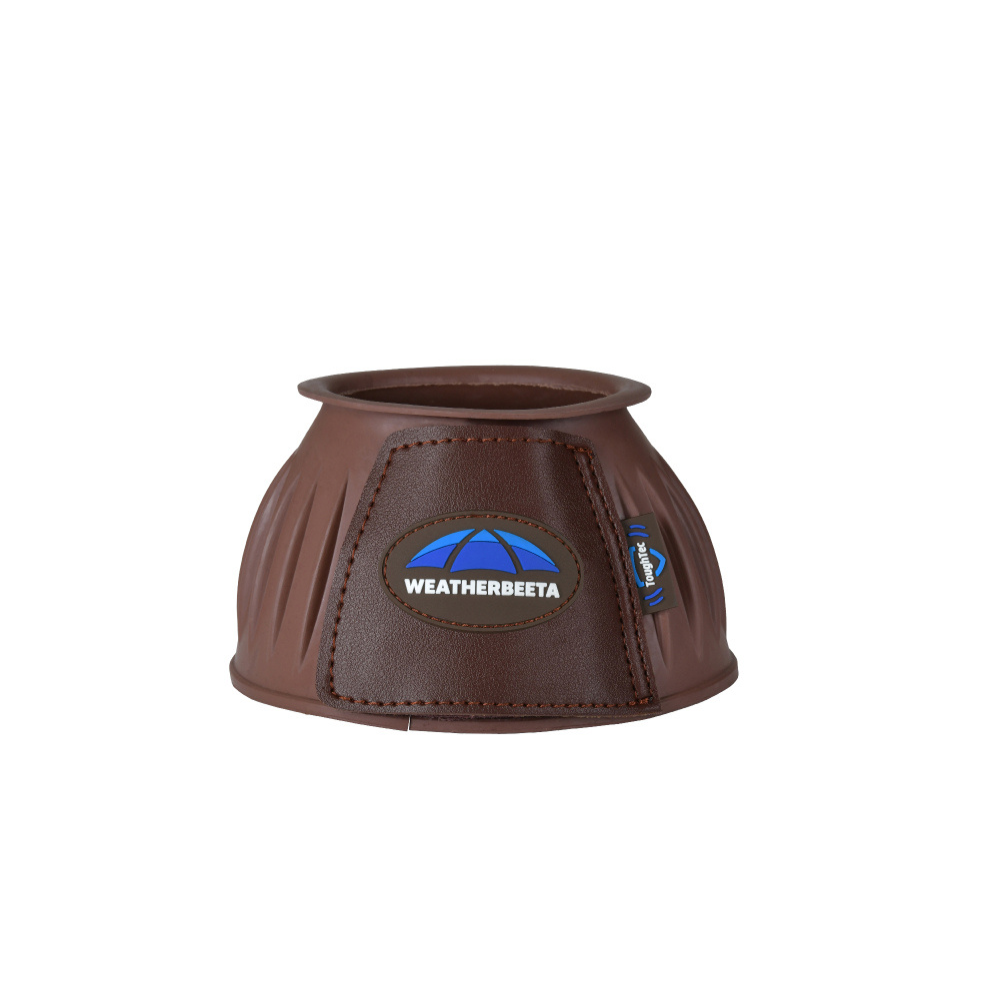 Weatherbeeta Tough-Tec Prime Rubber Bell Boots #colour_brown-brown
