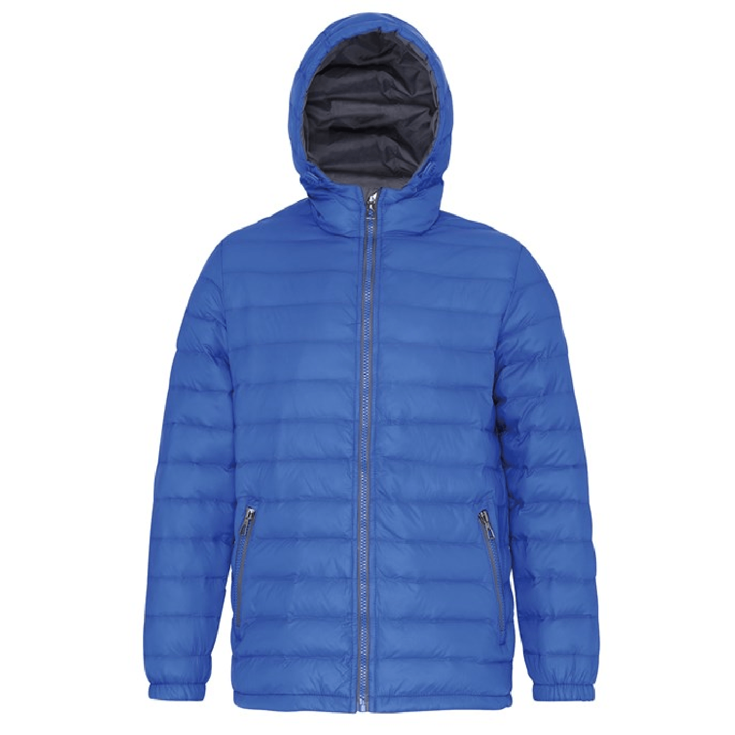 2786 Padded Jacket with Contrast Lining, Quilted, Warm, Lightweight, Stylish