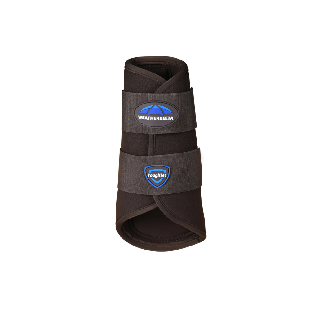 Weatherbeeta Tough-Tec Prime Brushing Boots #colour_brown-brown