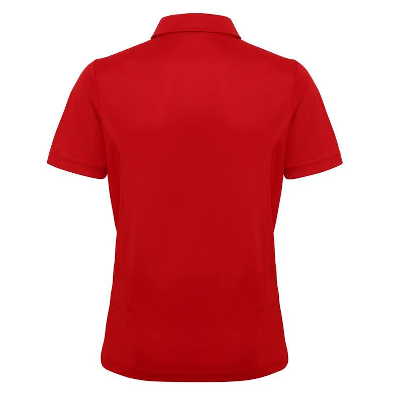 TriDri Panelled Polo Shirt Wicking Fabric Mesh Panels Short Sleeve Sportswear