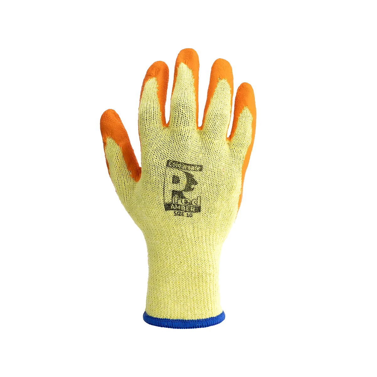 Predator Amber Gloves Polycotton Latex Coated Safety Work Gloves Sizes 7-11