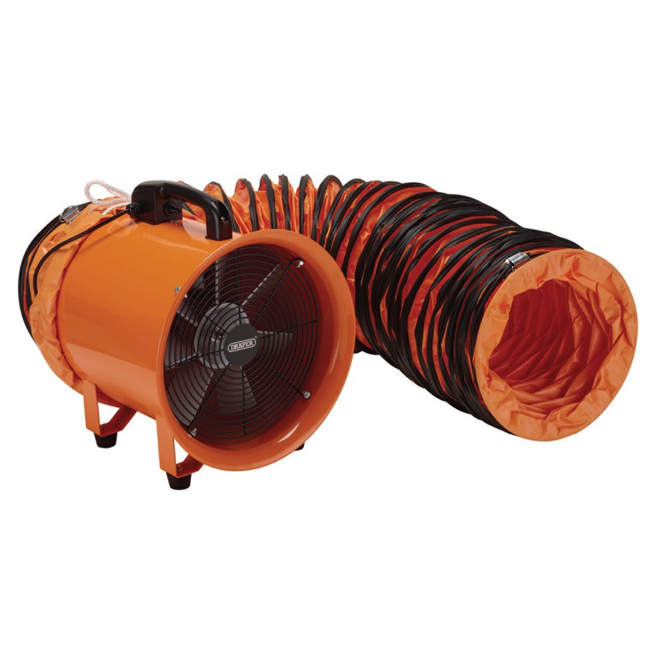 Draper Tools 230V 12" Air Mover Ventilator Blower Fan 350W with Duct Hose