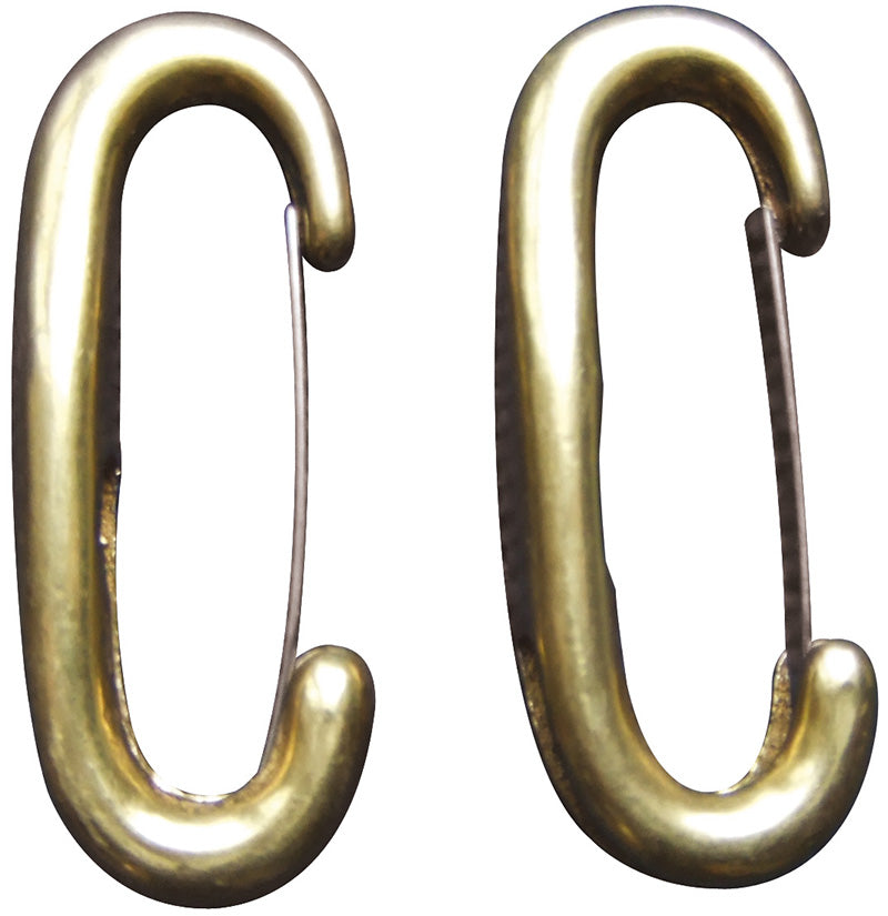 Mackey Horse Brass Bit Clips for Attaching Bit to Head Collar